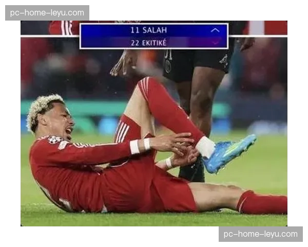 埃基蒂克无对抗伤退瞬间：利物浦前锋倒地捂脸，疑似跟腱断裂